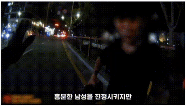 [영상] 도로 한복판서 괴성… 경찰 팔 깨문 男, 마약 검사서 양성