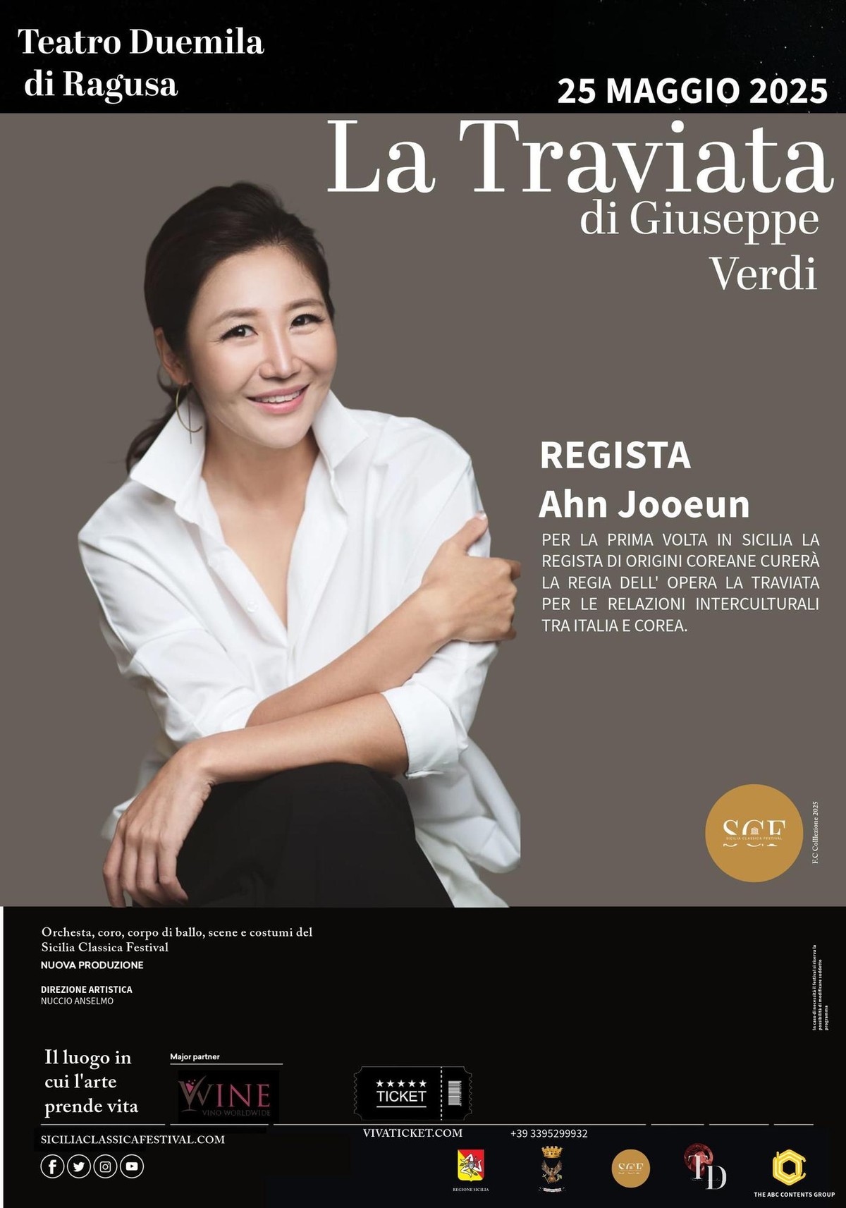 한국의 안주은 감독이 총감독을 맡은 베르디 오페라 '라 트라비아타' 포스터 (에이비씨코퍼레이션 제공)