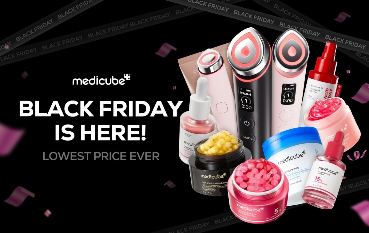  올해 블랙 프라이데이 프로모션 기간 에이피알의 뷰티 브랜드 메디큐브와 에이프릴스킨이 미국 주요 온오프라인 채널에서 전년 대비 3배 이상 성장한 판매 실적을 기록했다. /사진=에이피알