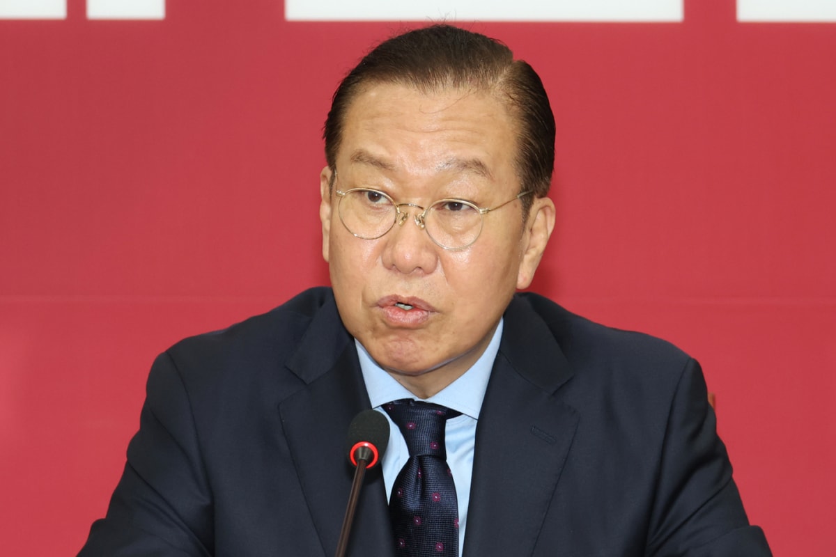 권영세 국민의힘 비상대책위원장이 1일 오전 서울 여의도 국회에서 열린 비상대책위원회의에서 발언하고 있다. /사진=뉴스1