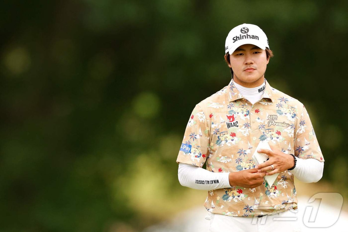 미국프로골프(PGA) 2부 투어인 콘페리 투어에서 활약 중인 김성현. ⓒ AFP=뉴스1