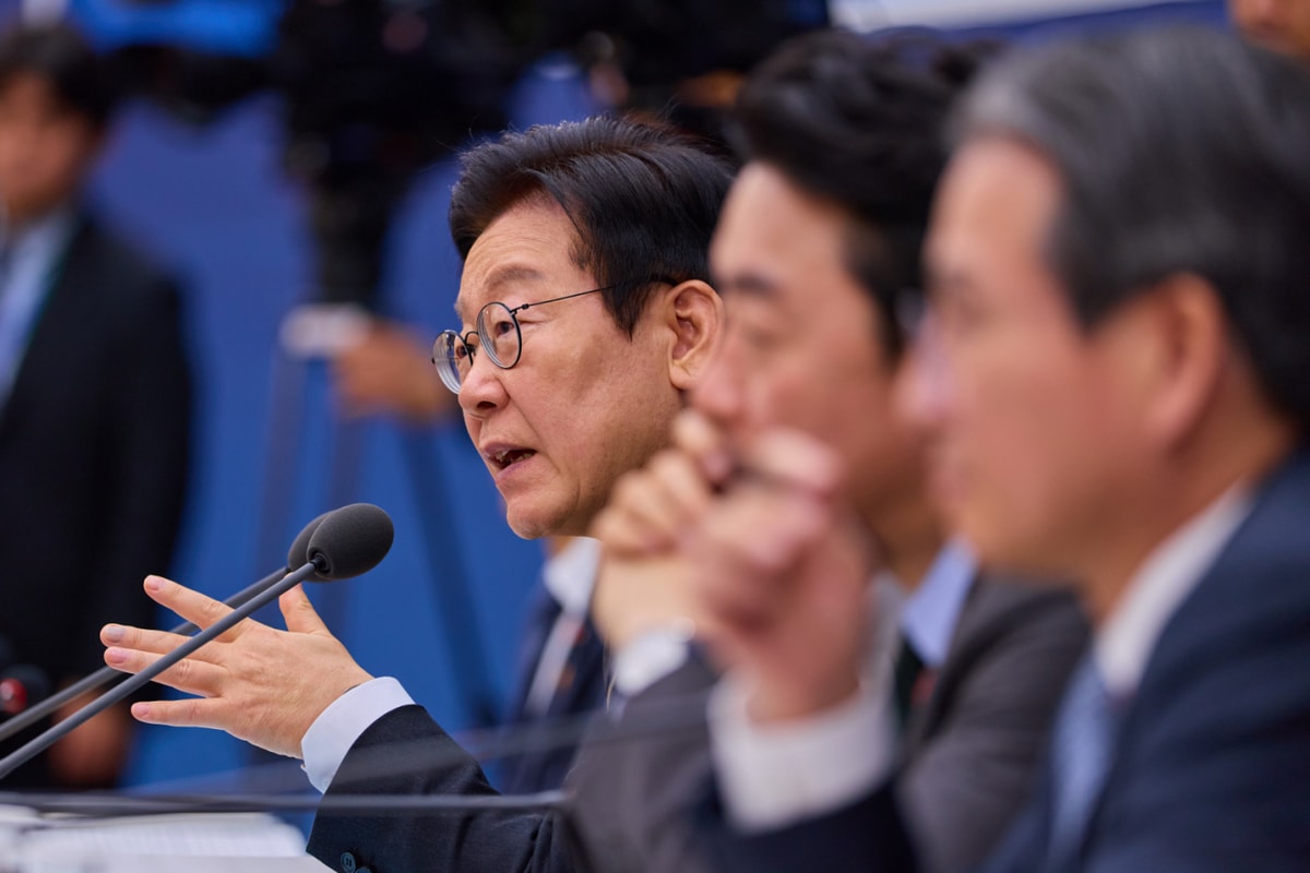 이재명 대통령이 지난 12일 세종시 정부세종컨벤션센터에서 열린 국토교통부 업무보고에서 발언하고 있다. /사진=뉴스1