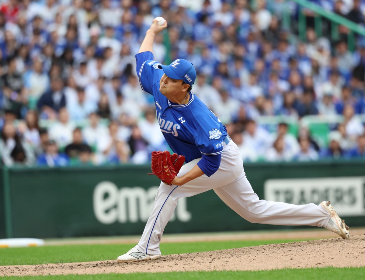 삼성 라이온즈 김태훈이 첫 자유계약선수 자격을 얻었으나 전망이 어둡다. 사진은 삼성에서 활약한 김태훈. /사진=뉴시스