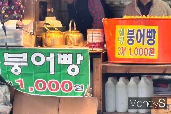 사진은 서울 지하철 2호선 을지로입구 인근에서 찾은 착한 가격의 붕어빵 노점. /사진=김다솜 기자