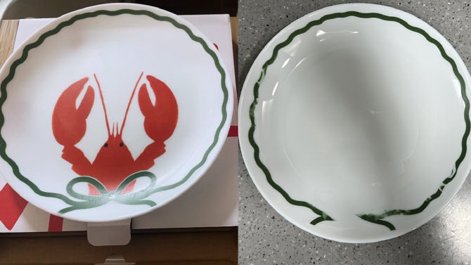 샌드위치 전문점 써브웨이는 지난달 일부 메뉴 사은품으로 지급된 ‘랍스터 접시’ 에서 카드뮴이 검출된 사실을 확인하고 고객 안전을 위해 즉각 회수 조치한다고 밝혔다./사진=엑스(X·옛 트위터) 캡처