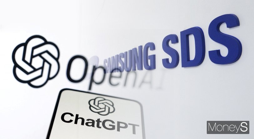 오픈AI와 삼성SDS 이미지. /그래픽=강지호 기자 