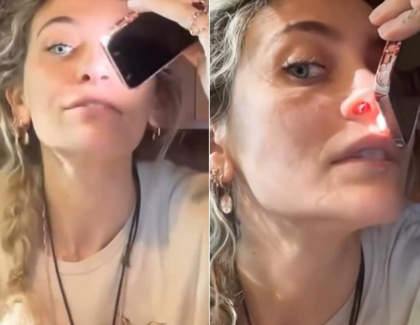 마이클 잭슨 딸이자 배우 겸 싱어송라이터로 활동 중인 패리스 잭슨(27)이 마약 복용으로 겪은 여러 후유증을 고백하며 팬들에게 절대 마약에 손을 대지 말라고 경고했다. /사진=틱톡 캡처