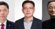 류재철 LG전자 사장(왼쪽)·김동춘 LG화학 사장(가운데)·문혁수 LG이노텍 사장(오른쪽). /사진=LG그룹