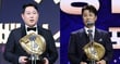 양의지와 강민호가 2011년부터 15년째 포수 부문 골든글러브를 양분 중이다. 사진은 2025년 포수 부문 골든글러브 수상자 양의지(왼쪽)와 2024년 수상자 강민호. /사진=뉴스1 
