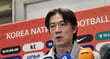 2026 북중미 월드컵을 앞둔 홍명보호가 내년 3월 오스트리아와 평가전을 치를 것으로 보인다.사진은 지난 12일 인천국제공항 제2여객터미널을 통해 귀국해 취재진 질문에 답변한  2026 국제축구연맹(FIFA) 북중미 월드컵 조 추첨식과 베이스캠프 후보지 답사를 마친 홍명보 축구 국가대표팀 감독. /사진=뉴시스