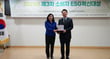 산단공이 '소비자 ESG 혁신대상' 시상식에서 상생협력상(동반성장부문)을 수상한 뒤 단체사진을 촬영하고 있다./사진제공=한국산업단지공단