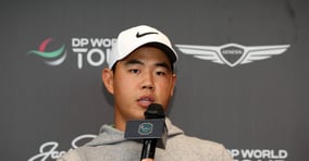 김주형의 지난 9월 프레지던츠컵 경기 모습. /사진= 로이터