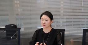 민수아 삼성액티브자산운용 대표가 머니S와 인터뷰를 진행하고 있다./사진=삼성액티브자산운용 