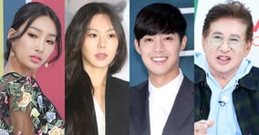 김민희의 임신 소식에 연예게 혼외자 논란이 수면위로 떠올랐다 .사진은 모델 문가비, 김민희, 김현중, 김용건(왼쪽부터). /사진=머니투데이