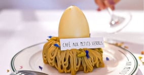 음식의 종류에 맞게 술을 매칭해 즐기는 &#039;페어링 문화&#039;가 퍼지면서 디저트와 술을 페어링해 먹는 경우가 늘고 있다. 사진은 오쁘띠베르의 메뉴. /사진=다이어리알