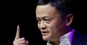 중국 정부를 비판한 뒤 종적을 감췄던 마윈 알리바바 창업자가 5년 만에 복귀했다. 사진은 마윈이 2019년 5월16일 프랑스 파리에서 열린 비바 테크에서 연설하는 모습. /사진=로이터