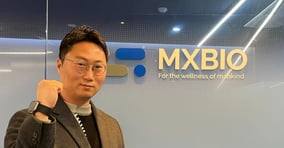 이재현 엠엑스바이오 대표가 임플란트 주위염 치료제 ‘페리메디’를 통해 회사 성장을 이끌 계획이다. 사진은 이 대표 모습. /사진=김동욱 기자