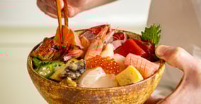 한국과 일본의 회덮밥은 재료를 썬 방식과 구성 등에서 완전히 다른 음식이다. 사진은 오타이의 클래식카이센동. /사진=오타이