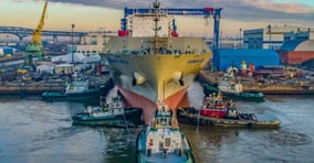 한화오션이 인수한 미국 필리조선소 전경. /사진=한화오션