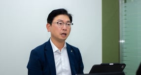 김승철 NH아문디자산운용 ETF투자본부장과 ETF 트렌드에 대해 인터뷰를 진행했다. 사진은 김 본부장. /사진=NH아문디자산운용