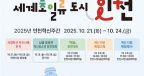‘2025 인천 혁신주간’ 포스터. /사진제공=인천시