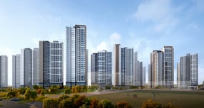 &#039;포레나더샵 인천시청역&#039;이 오는 11월 분양에 돌입한다. 사진은 포레나더샵 인천시청역 조감도. /사진 제공=한화건설 부문