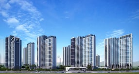 호반건설의 &#039;김포풍무 호반써밋&#039; 1순위 청약에 4000건 넘게 몰렸다. 사진은 단지 투시도 모습/사진=호반건설