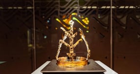 김해는 가야의 찬란한 역사를 품고 있다. 사진은 국립김해박물관에 전시된 금동관. /사진=한국관광공사