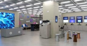 현대오토에버 &#039;이노엑스 스튜디오(InnoX Studio)&#039;의 내부 전경. /사진=현대오토에버