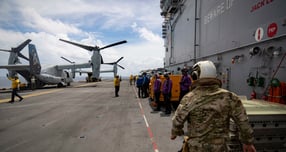 미국이 지난 9월부터 카리브해에서 마약 밀수 선박 폭격을 시작하자 미국과 정보 공유를 하던 영국이 정보 제공을 일부 중단했다. 사진은 지난 9월8일 카리브해 주둔한 미 해군의 모습. 해당기사와 직접적인 연관없음. /사진=로이터