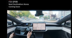 테슬라가 완전자율주행(FSD·Full Self-Driving) &#039;감독형&#039; 서비스를 한국에 곧 도입한다고 12일 밝혔다. /사진=테슬라 공식 엑스(옛 트위터) 계정 캡처