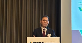 비츠로넥스텍이 11일부터 12일까지 이틀간 일반 투자자 대상 공모주 청약을 진행한 결과 762.23대 1의 경쟁률을 기록했다고 12일 밝혔다. 사진은 이병호 비츠로넥스텍 대표. /사진=이동영 기자