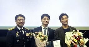 김중양 용인서부소방서 서장, 조도현 GS칼텍스 Mobility &amp; Marketing 기획부문  상무, 전지훈 Network Value-up팀 팀장(왼쪽부터). /사진=GS칼텍스