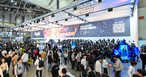 지스타 2025에 마련된 넷마블 부스. /사진=넷마블