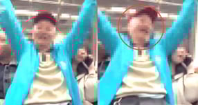 중국 상하이 지하철에서 한 노인이 젊은 여성 승객의 무릎에 앉는 민폐와 추태로 중국 내 네티즌들의 분노가 확산하고 있다. /사진=중국 더우인 캡처