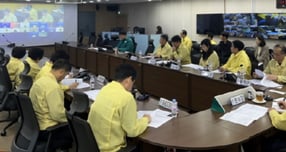 평택시가 14일 서부지역 산란계 농장에서 고병원성 조류인플루엔자(AI) 발생에 따라 재난안전대책본부 회의를 개최했다. /사진제공=평택시