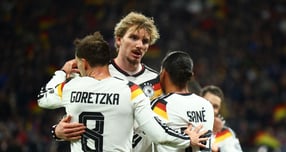 독일이 슬로바키아를 꺾고 19회 연속 월드컵 본선 진출을 확정했다. 사진은 18일(한국시각) 독일과 슬로바키아의 경기에서 선제골을 터트린 닉 볼테마데. /사진=로이터