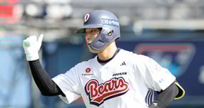 현역 은퇴를 선언한 박준영이 두산 베어스와 NC다이노스 팬들에게 감사 인사를 전했다. 사진은 두산에서 활약한 박준영. /사진=뉴시스