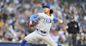 이마나가 쇼타가 자유계약선수로 시장에 나서는 대신 시카고 컵스 잔류를 택했다. 사진은 컵스에서 활약한 이마나가. /사진=로이터