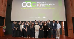 함파트너스가 OAC(아시아 PR 네트워크) 12개국 PR 전문가 300여명을 대상으로 실시한 &#039;AI 시대 커뮤니케이션 전략&#039; 리서치 결과를 공개했다. /사진=함파트너스