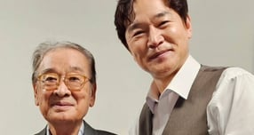 배우 정보석이 이순재를 추모했다. 사진은 고 이순재와 정보석 모습. /사진=정보석 인스타그램 캡처