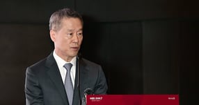 홍선근 머니S 회장이 25일 &#039;어센드 코리아 7&#039; 출범식에서 발표를 진행하고 있다. /사진=장동규 기자