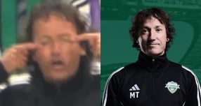 전북 현대모터스가 인종차별 의혹을 받는 타노스 수석코치가 팀을 떠난다고 밝히며 징계에 대한 항소에 나설 것도 밝혔다. 사진은 인종차별 의혹으로 징계를 받은 타노스 전북 수석코치. /사진=온라인 커뮤니티 캡처, 전북 구단 공식 홈페이지