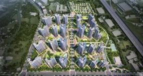 안성 공도 진사2지구에 조성될 예정인 2933가구 규모 주거단지 조감도. /사진제공=경기도