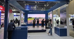 &#039;2025 드론·도심항공모빌리티 박람회&#039; 포스코 전시관 전경. /사진=포스코