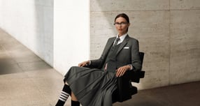 광주신세계, 호남권 최초로 28일 본관 2층 &#039;톰 브라운&#039; 여성 단독 매장을 오픈했다. /사진제공=톰 브라운 제공.