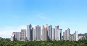 12월 첫째 주 수도권과 지방 주요 도시에서 5000가구가 청약 일정에 돌입한다. 사진은 안양자이 헤리티온 투시도. /사진=GS건설