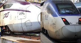 코레일과 SR의 철도 통합 논의가 큰 진전을 이루지 못했다는 우려가 나온다. 사진은 SRT과 KTX 모습. /사진=코레일, 뉴스