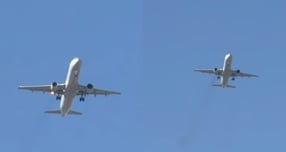 에어버스가 28일(현지시간) 최근 발생한 사고와 관련해 A320 계열 항공기에 대한 즉각적인 소프트웨어 교체를 지시했다. 사진은 지난 6월26일 아메리칸항공 여객기에서 연기가 피어오른 모습./사진=ABC뉴스 유튜브 화면 캡처