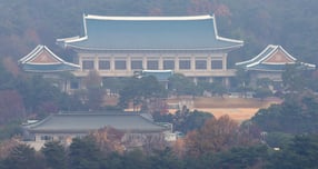 대통령집무실이 서울 용산구 청사에서 청와대로 이전한다. 사진은 지난달 24일 서울 종로구 정부서울청사에서 바라본 청와대 모습. /사진=뉴시스